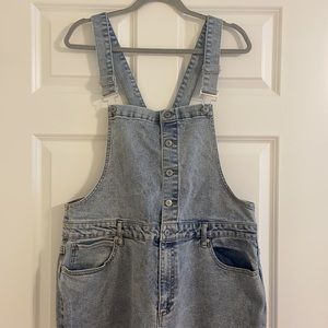 No Boundaries Button-Up Overalls (Jrs 3XL - fits up to adult 1X)